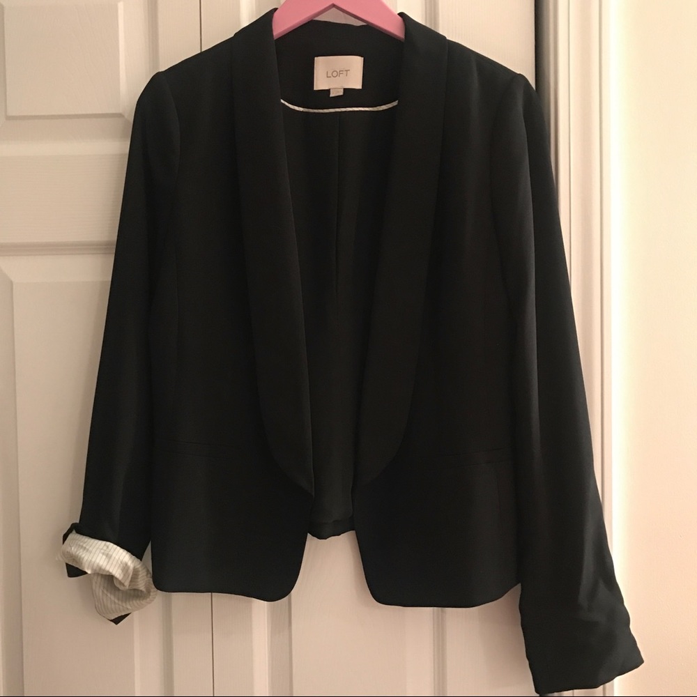 Loft black blazer, 4